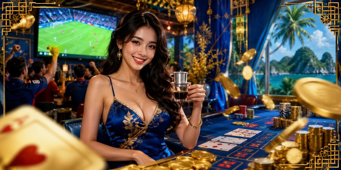 Người dùng chơi Baccarat trực tuyến tại quán cà phê Hà Nội